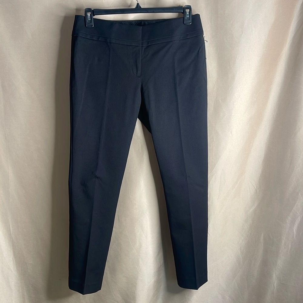 Ann Taylor LOFT Classic Black Trousers Marisa Ankle Size 10 NWT